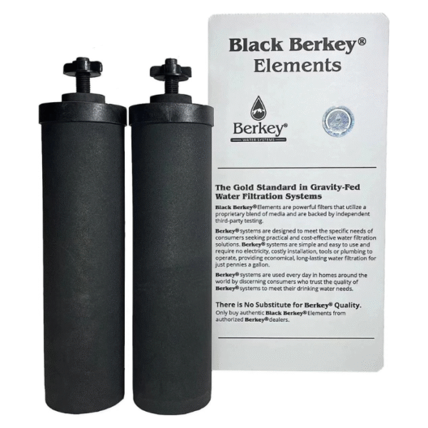 Berkey BB9-2 Authentic Black Purification Elements Water Filter Replacement New
