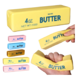 Butter Squishy Slow Rising Squishy Fidget Toys, Stress Relief Sensory Toys for ADHD Autism, Party Favors Office Desk Gadgets (1 Pack)
