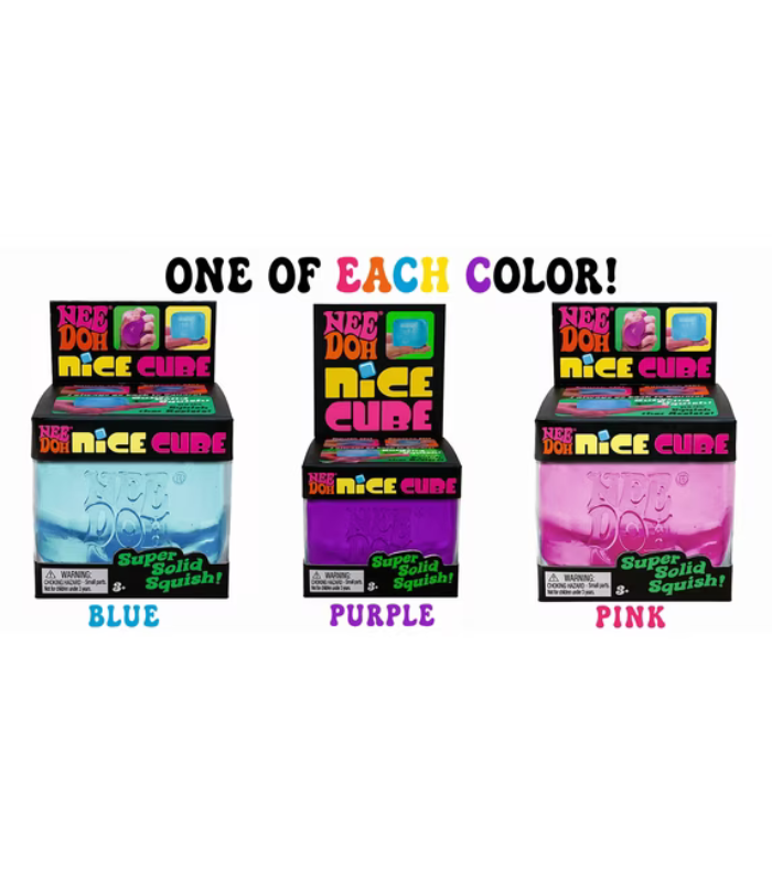 Nee Doh Nice Cube Full Set, 1 of each color Nee Doh Nice Cube Full Set, 1 of each color - Image 1