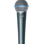 Shure BETA 58A Professional Studio Supercardioid Dynamic Vocal Mic Microphone